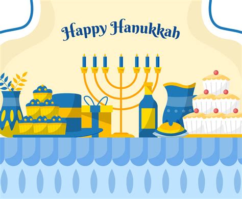 Happy Hanukkah Day Concept