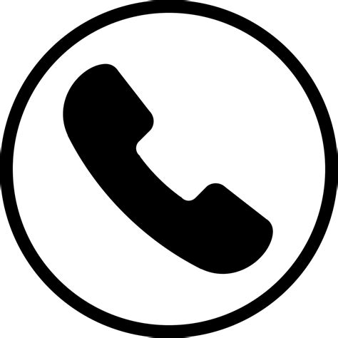 Telephone Icon Communication Call Button Graphic PNG | PNG All