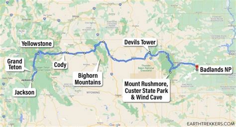 Yellowstone, Devils Tower, and Mount Rushmore: 10 Day Road Trip Itiner