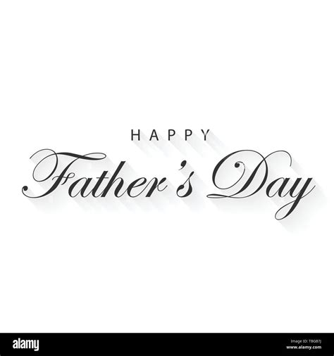 Happy Father's Day calligraphy lettering for greeting card. Holiday and ...