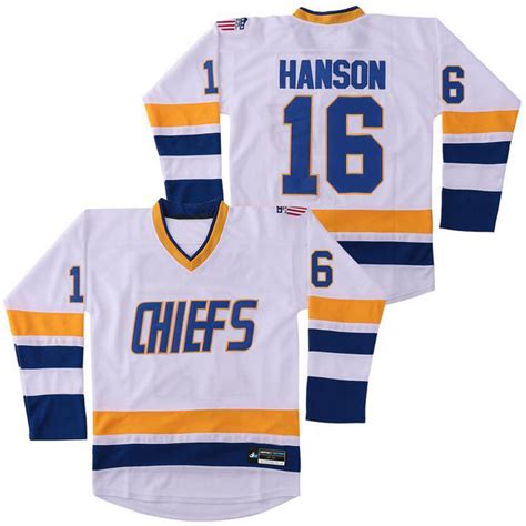 Charlestown Chiefs Hanson Brothers Hockey Jersey – The Jersey Nation