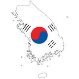 "Country outline with the flag of North Korea" Stock photo and royalty-free images on Fotolia ...