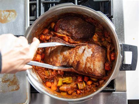 Pressure Cooker Jewish-Style Braised Brisket With Onions and Carrots Recipe