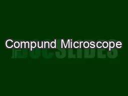 Compund Microscope