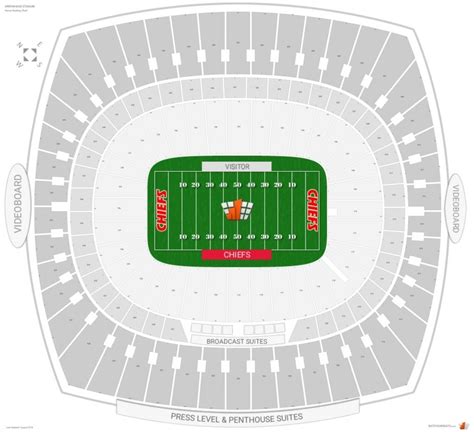 chiefs stadium seating chart