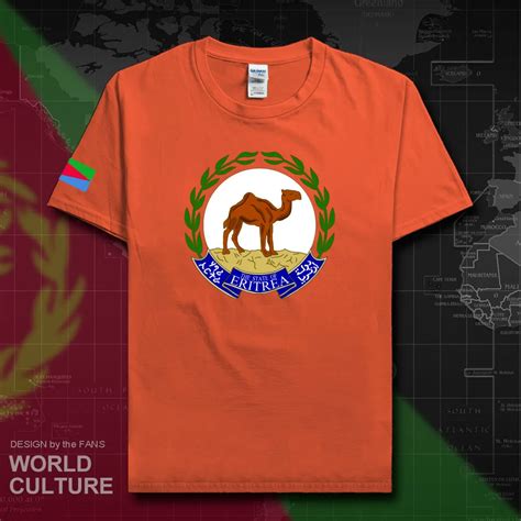 Eritrea Eritrean t shirt fashion 2018 jerseys nation team 100% cotton t ...