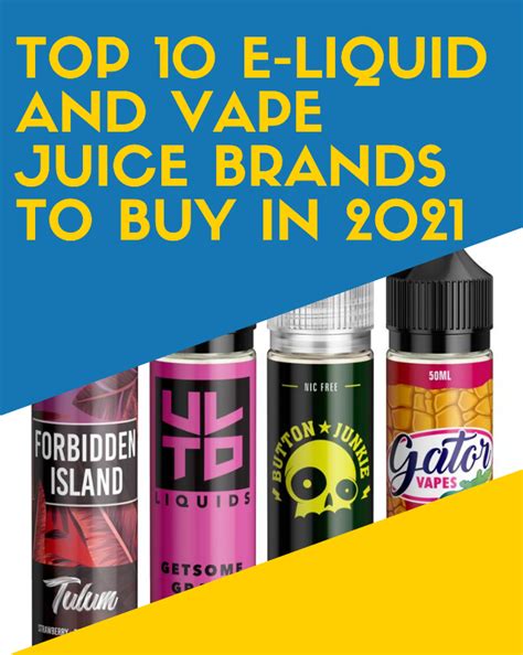 Top 10 E-Liquids To Buy In 2021 | Best Flavours