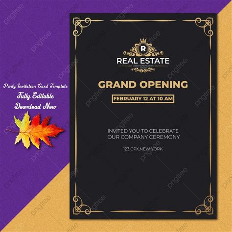 Corporate Invitation Card And Flyer Template Download on Pngtree