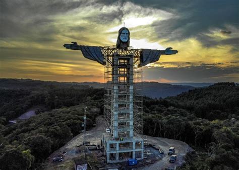 Brazil's giant Christ the Protector statue will tower above Rio's