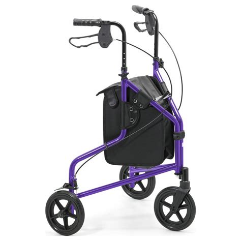 Aluminium 3-Wheeled Walker with Bag - DSL Mobility