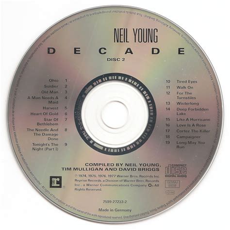 The First Pressing CD Collection: Neil Young - Decade