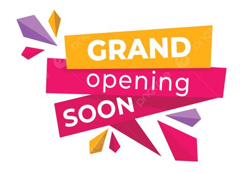 Opening Soon Banner Vector PNG Images, Shop Or Store Grand Opening Soon, Advertising, Or ...