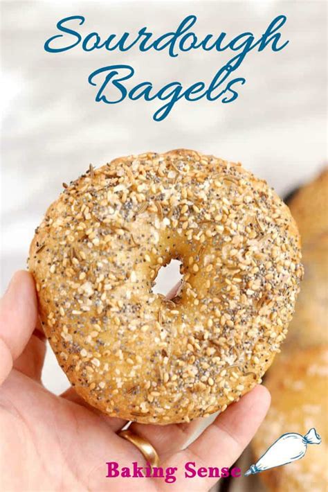 Homemade Sourdough Bagels - With Video - Baking Sense®