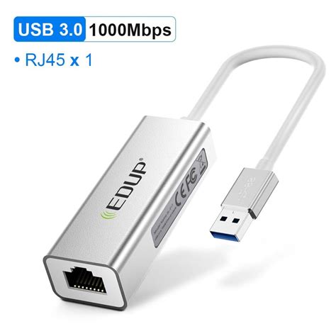 USB Hub with 3 Ports and Ethernet Connector - BeboXX