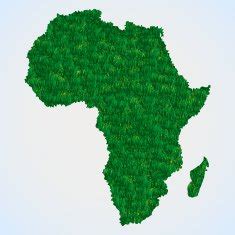 Africa map from grass free image download