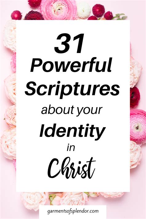 31 Identity in Christ Bible Verses to Encourage your Soul