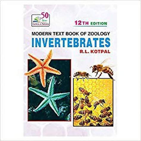 MODERN TEXT BOOK OF ZOOLOGY: INVERTEBRATES 12th Edition : Buy MODERN TEXT BOOK OF ZOOLOGY ...