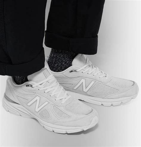 New Balance 990 Suede Sneakers in White for Men - Lyst