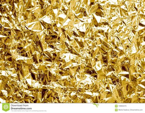 GOLD FOIL TEXTURE for DESIGN SHINY BACKGROUND Stock Image - Image of foil, metal: 109832273