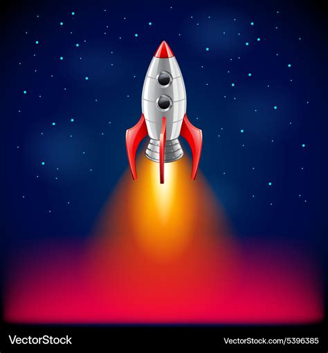 Space Rocket Wallpaper