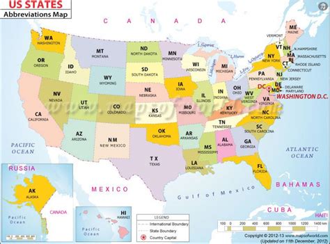 free printable united states map with abbreviations - a map of us state abbreviations waluigi ...