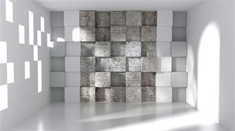 3D model 3D Modular 3D Feature Wall Panels VR / AR / low-poly | CGTrader