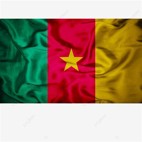 Cameroon Flag PNG Image, Cameroon Flag Transparent With Fabric, Cameroon, Cameroon Flag ...