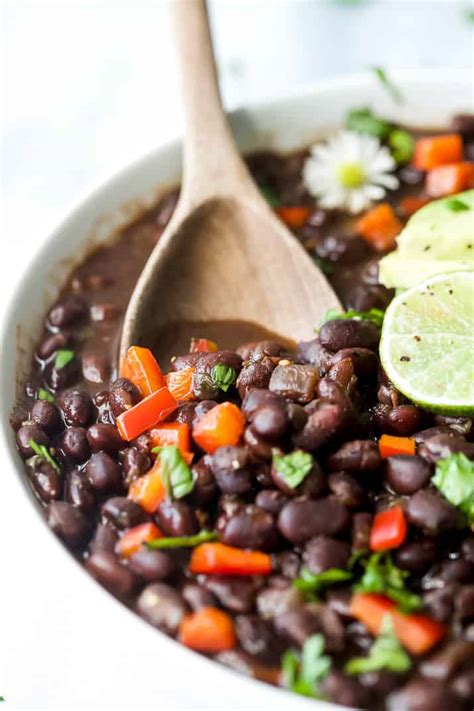 Easy Mexican Instant Pot Black Beans | Quick No Soak Method!