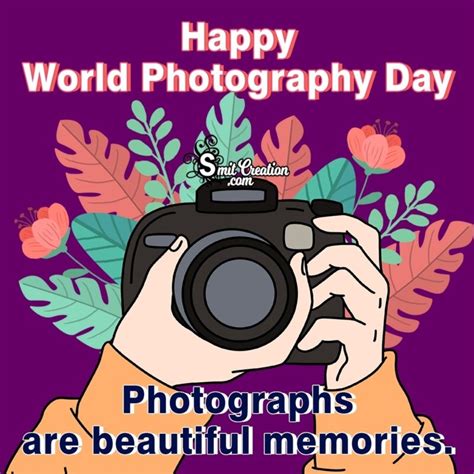 World Photography Day Messages, Quotes, Slogans Images - SmitCreation.com