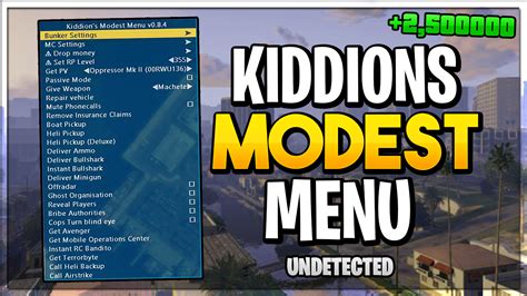 Kiddions Modest Menu by Flow - Free download on ToneDen