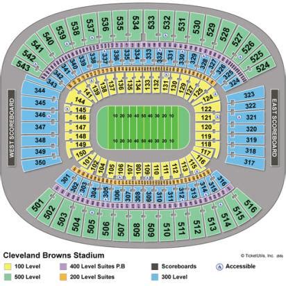 Cleveland Browns Stadium Seating Chart View | Labb by AG