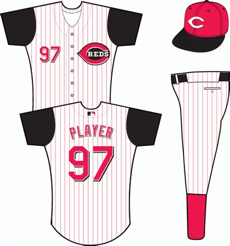 Cincinnati Reds Home Uniform | Cincinnati reds, Cincinnati, Red