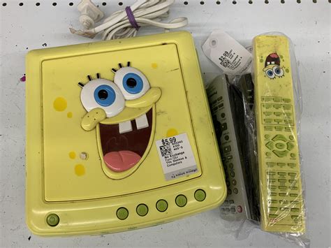 Spongebob DVD player and remote : r/ThriftStoreHauls