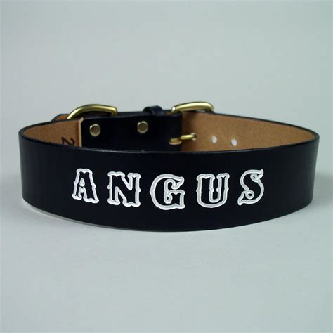 Personalized Leather Dog Collars - Custom Dog Collars