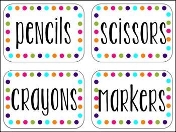 FREE Classroom Decor Labels Editable Colorful and Black and White | Free classroom decor ...