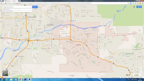 Redlands California Map - United States