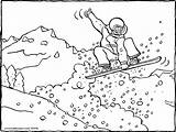 Snowboarding Coloring Pages  Coloring Nation sketch template