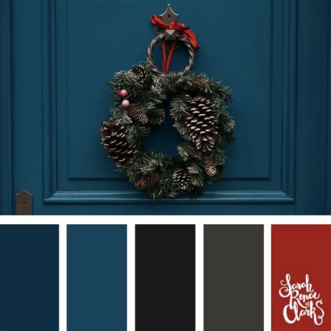 25 Christmas Color Palettes | Beautiful color schemes (mood boards ...