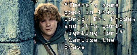 There's some good in this.... -Samwise Gamgee [1258x511][OC] : r/QuotesPorn