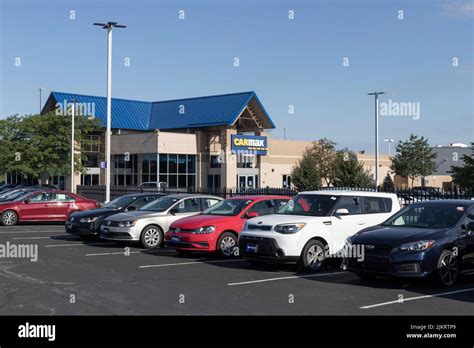 Merrillville - Circa July 2022: CarMax Auto Dealership. CarMax is the ...