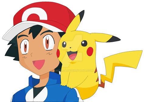 Ash Ketchum, Pikachu by Amber-A on DeviantArt