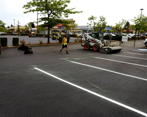 Parking Lot Line Painting Services Projects - Burnaby Blacktop