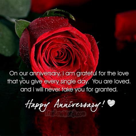 Romantic Wedding Anniversary Wishes for Wife » True Love Words