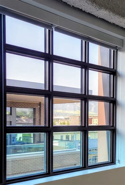 These windows are see-through solar panels