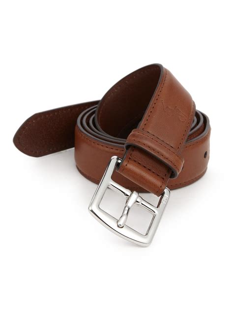 Polo Ralph Lauren Sportsman Braided Leather Belt in Brown for Men - Lyst