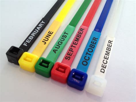 Easy Push Fit Printed Markers for Cable Ties | Hilltop