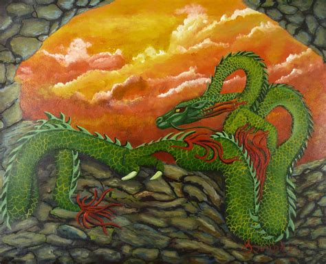 Anthony Dunphy - Dragons Cave, Painting, Acrylic on Canvas For Sale at 1stDibs | cave paintings ...