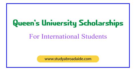 Queen’s University Scholarships for International Students - Study ...