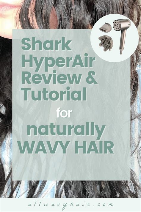 Shark HyperAir Blow Dryer Review & Tutorial for Wavy Hair - all wavy hair