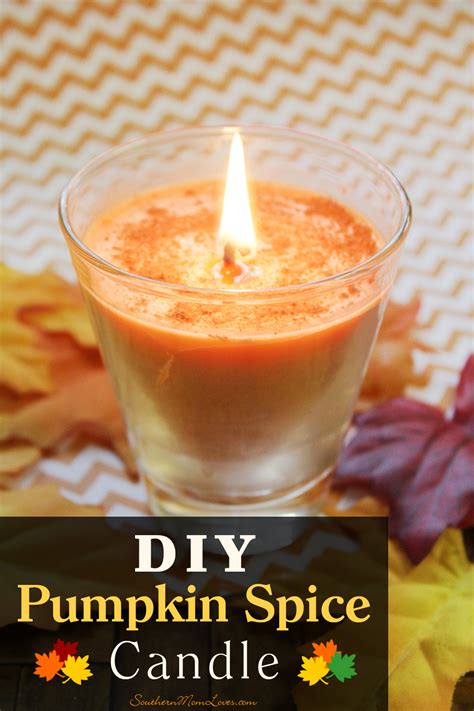 Southern Mom Loves: Make Your Own DIY Pumpkin Spice Candles This Fall!